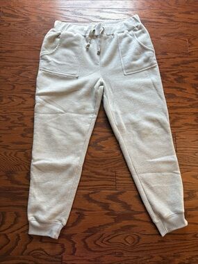 Avalanche Light Gray Fleece Joggers with Drawstring